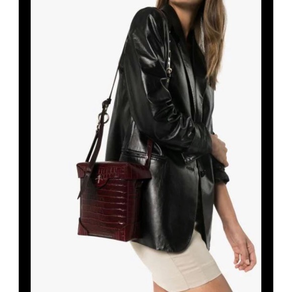 Helmut Lang Boyfriend Relaxed fit Leather Blazer - Picture 9 of 16